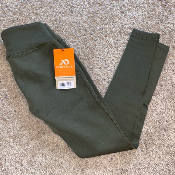 First Lite Pants - First Lite Green Leggings